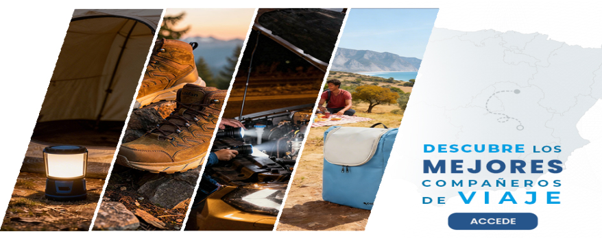 Productos prácticos y esenciales para Viajes y Vacaciones (camping, coche y escapadas)